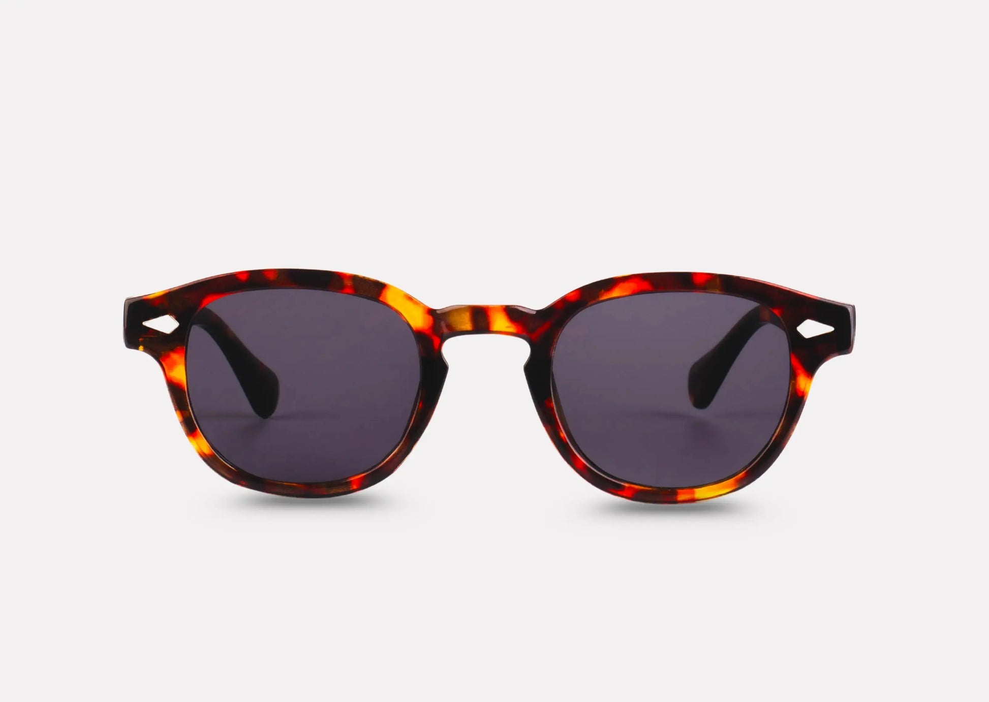 "Lunettes Leopard – Motif léopard, verres noirs"
