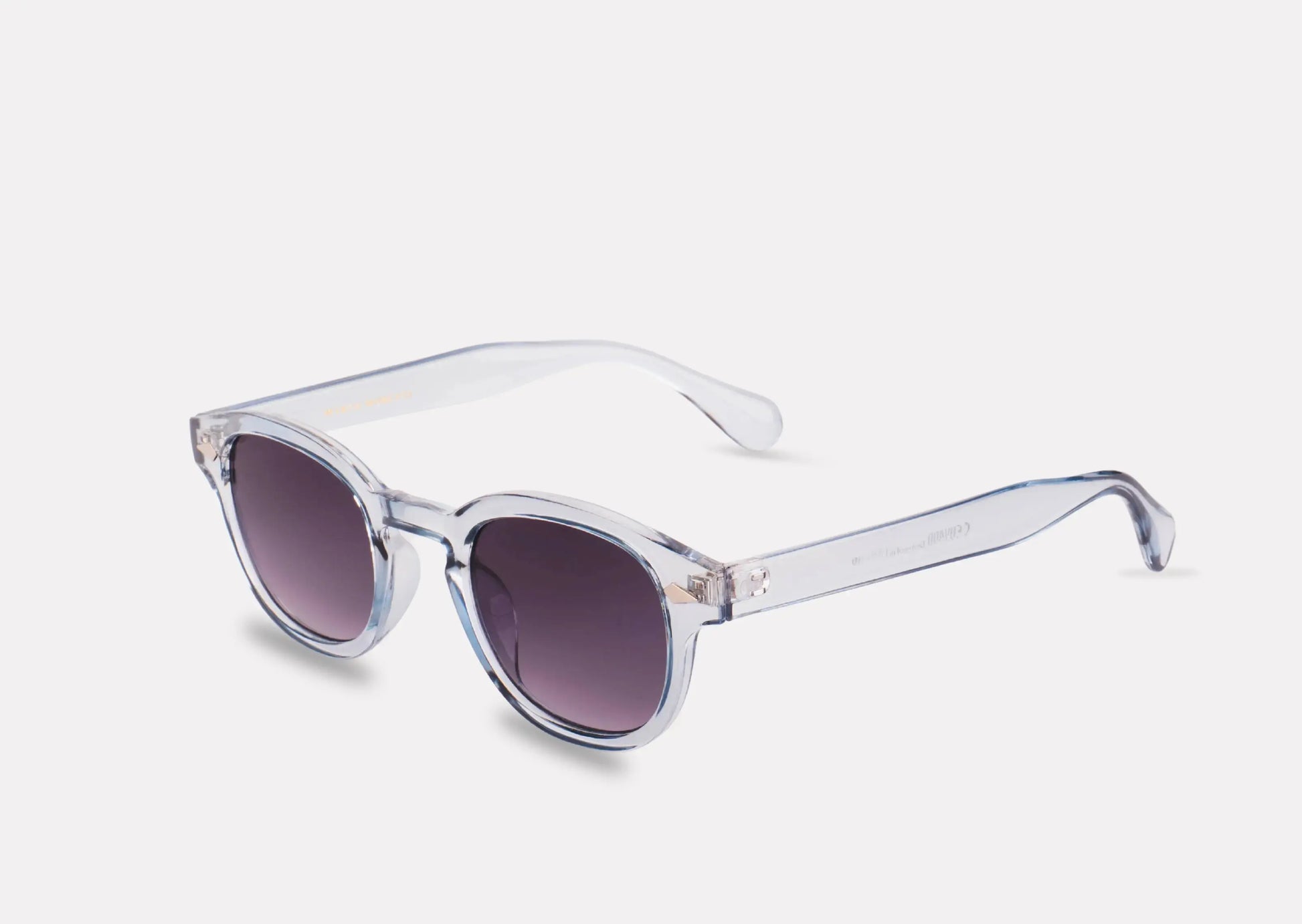 "Lunettes Luxe – monture Transparente et verres fumés chic"