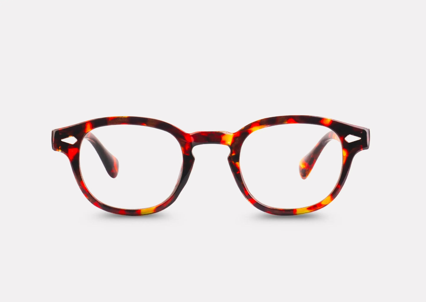 "Lunettes Soho – Monture écaille et verres transparents"