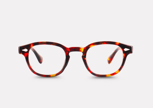 "Lunettes Soho – Monture écaille et verres transparents"