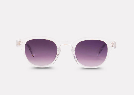 "Lunettes Portofino – Transparente et verres fumés"