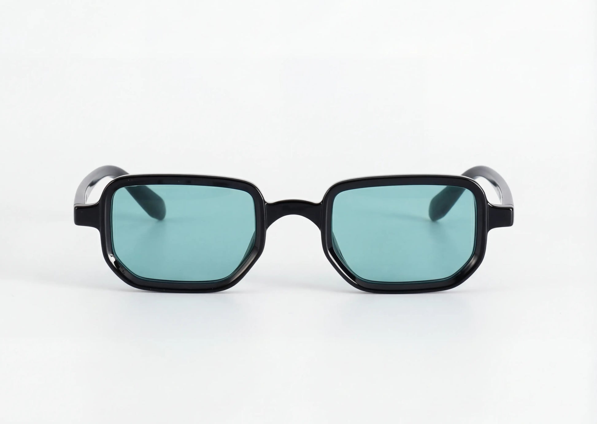Monture - Verres: Noir - Turquoise