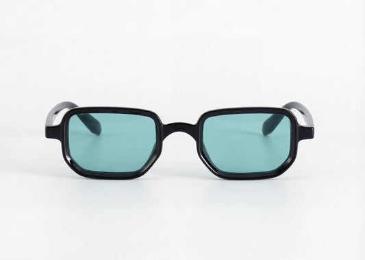 Monture - Verres: Noir - Turquoise