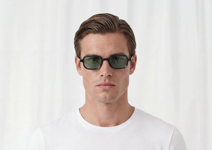 Monture - Verres: Noir - Turquoise