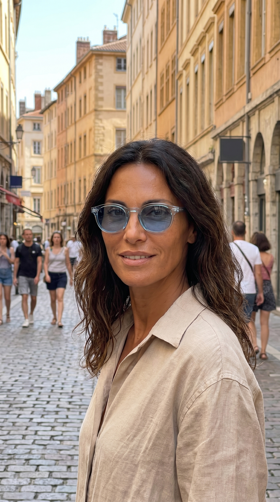 Lunettes Saint Tropez Transparente Verres Bleus Marco Moretti lunettes-saint-tropez-transparente-verres-bleus-marco-moretti